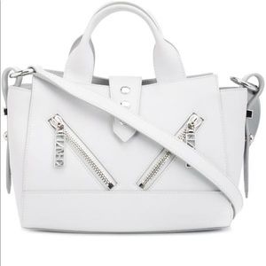 Kenzo kalifornia medium white leather bag